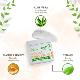 Wild Naturals jar open to show creamy texture and absorbent consistency for fast hydration