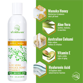 Wild Naturals pump dispenser close-up for easy, controlled application benefit