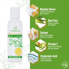 Wild Naturals creamy gel texture close-up highlighting gentle hydration