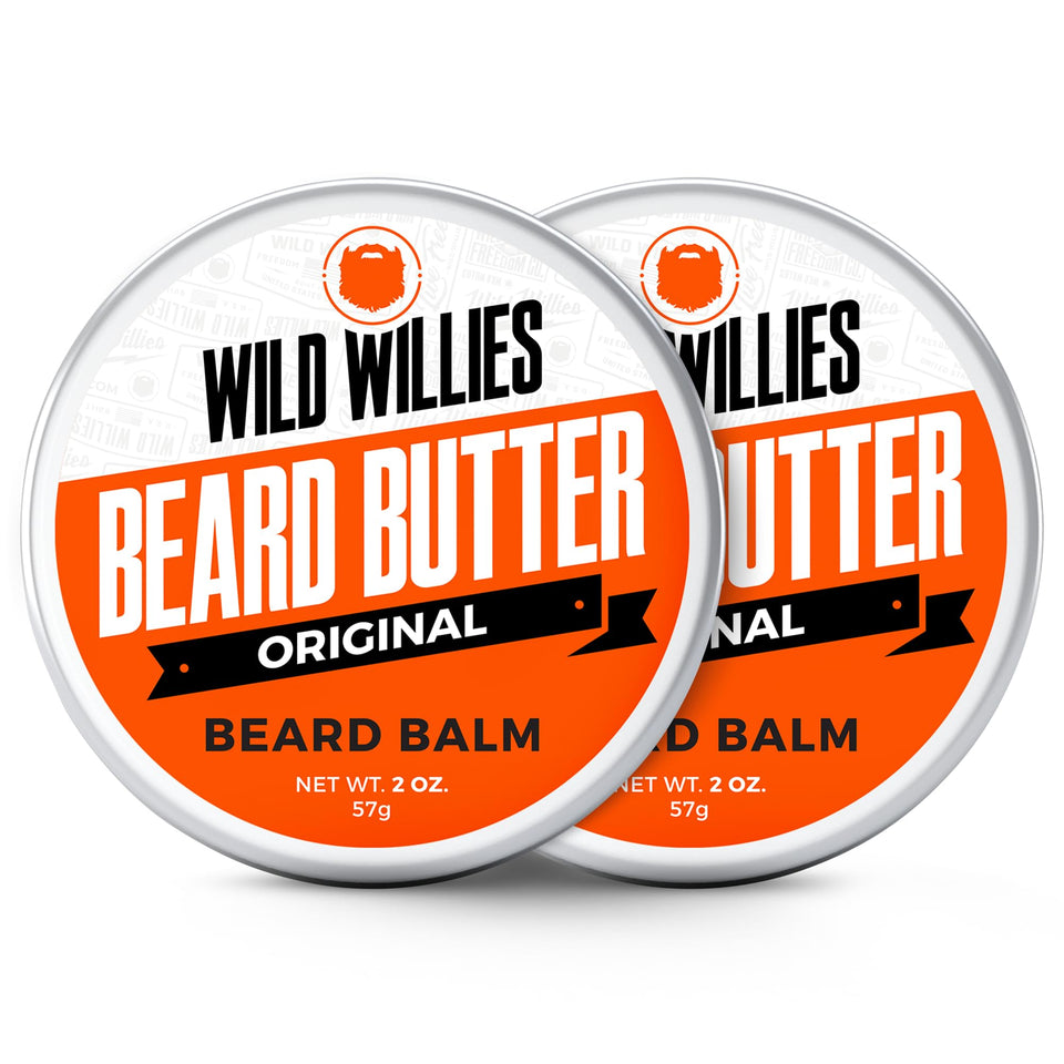 Wild Willies front packaging showing two 2 oz jars with clear branding and benefit