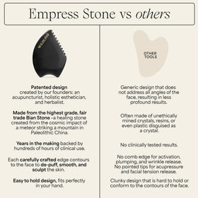 Wildling Empress Stone used along jawline to sculpt and define facial contours