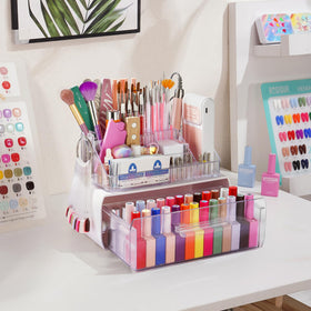 Wilfniee bottom drawer open with removable dividers for customizable layout