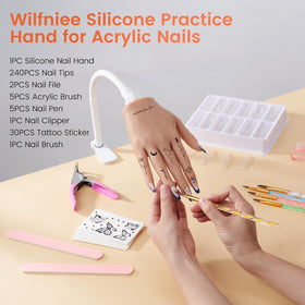 Wilfniee close-up of silicone skin texture demonstrating flexible feel for realistic practice benefit
