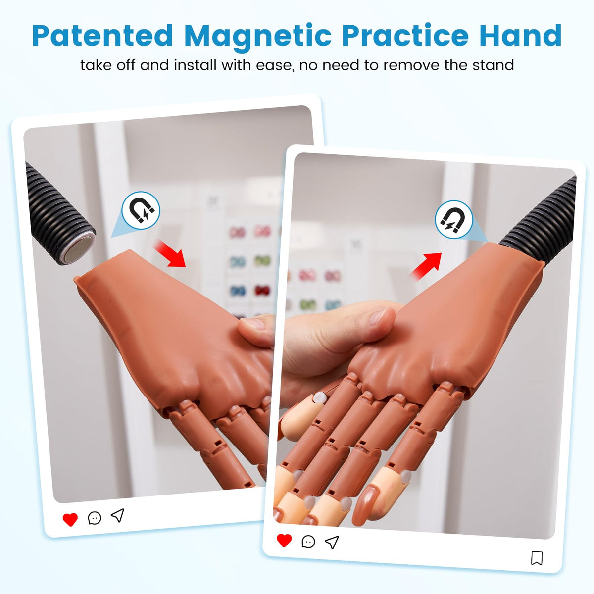 Wilfniee flexible finger joint detail illustrating realistic bending for better angles