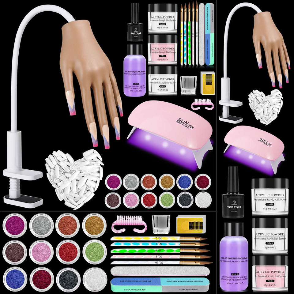 Wilfniee front view of practice hand kit showing complete starter set benefit