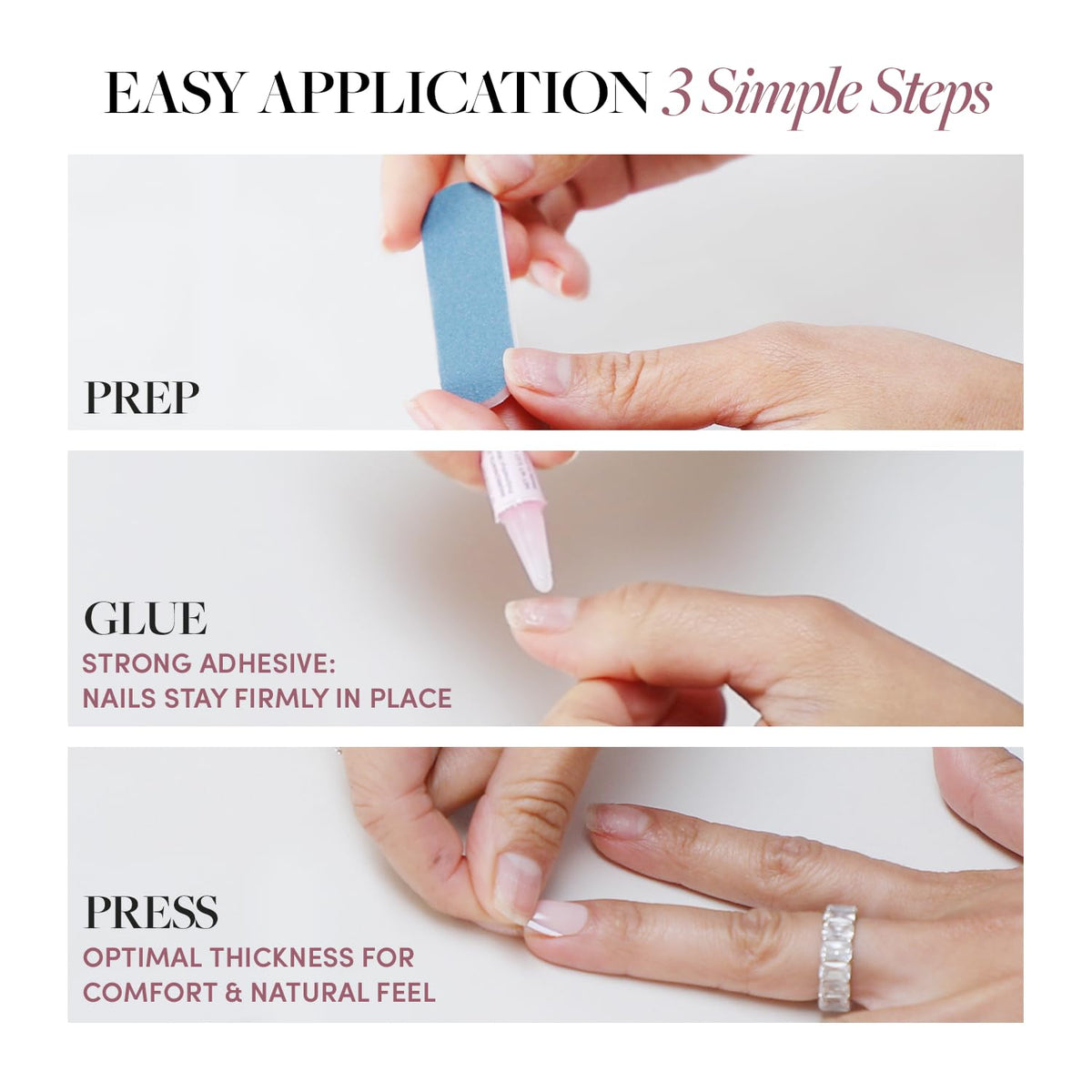 WinCraft Glamnetic Dodgers application kit with glue demonstrating easy setup