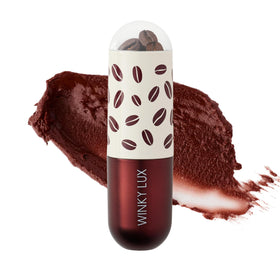 Winky Lux front packaging showing warm nude tinted balm and branding, hydrating benefit