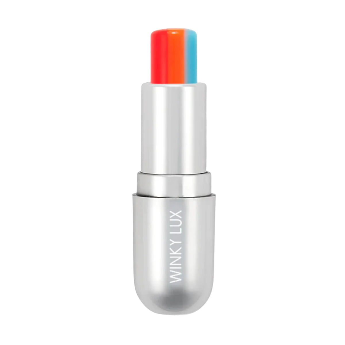 Winky Lux front packaging showing rainbow tri-color and benefits