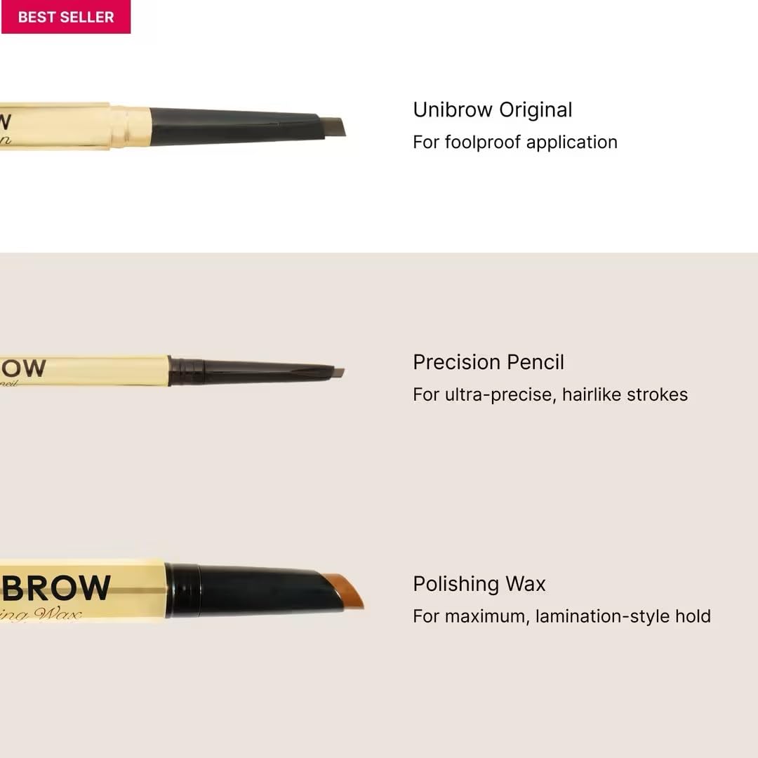 Winky Lux pencils in use at vanity demonstrating easy everyday grooming benefit