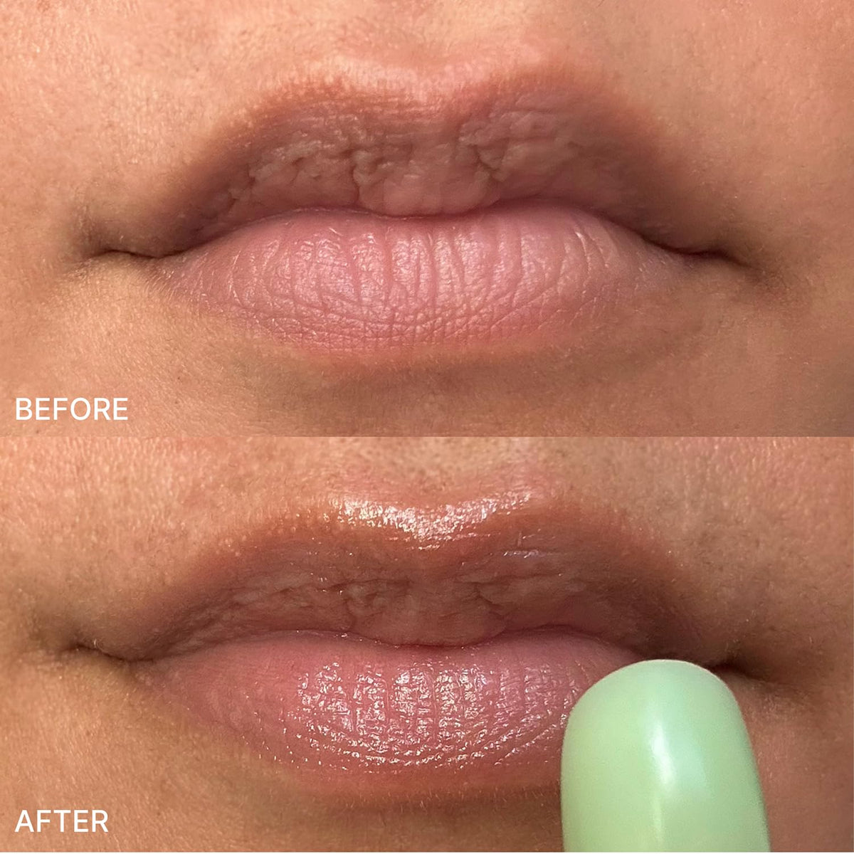winky lux open twist-up detail revealing clear balm and smooth application tip