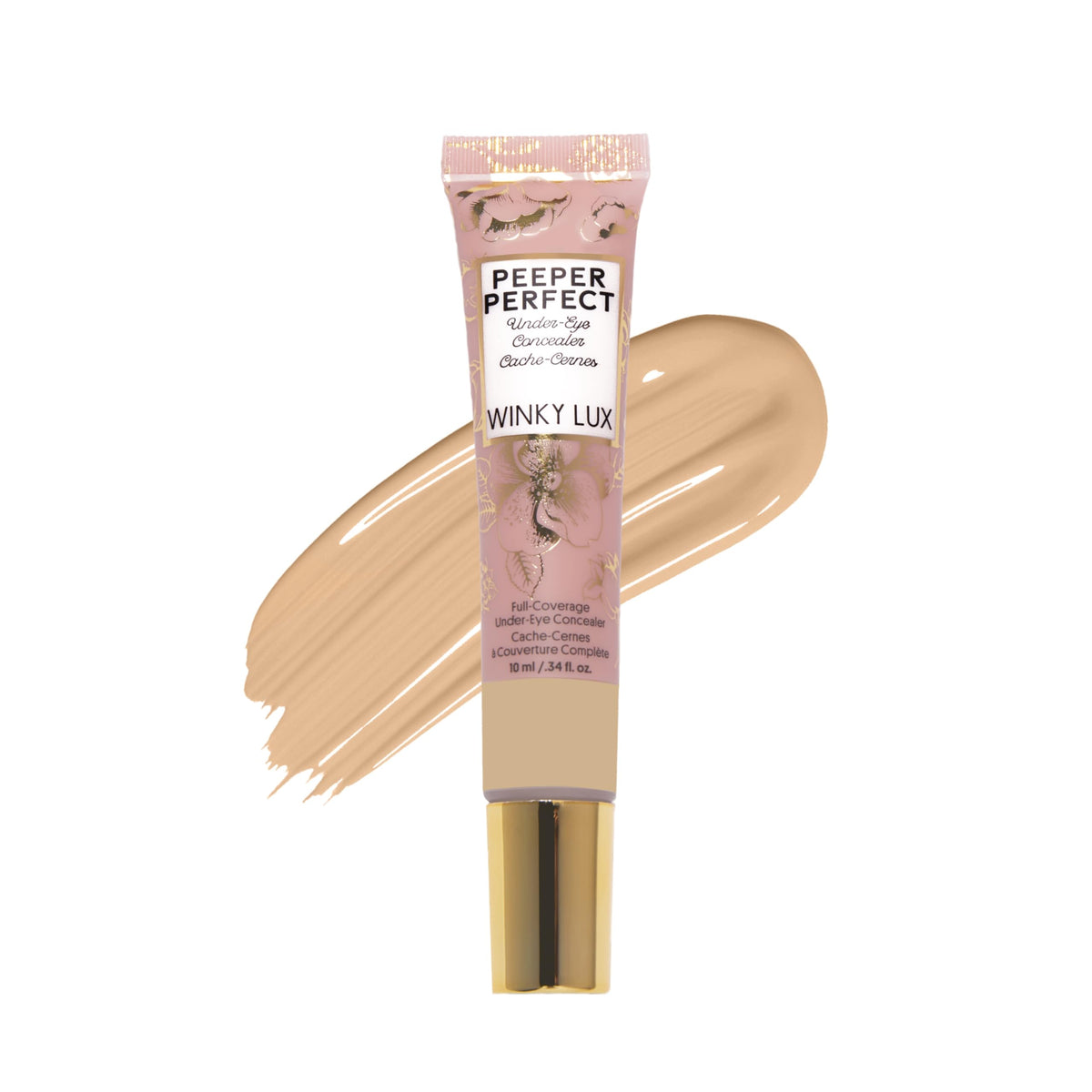 Winky Lux front packaging showing tube and shade label useful for quick identification