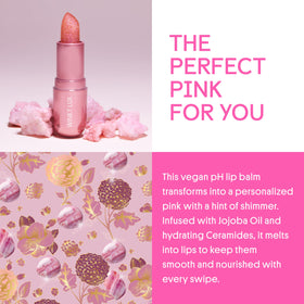 Winky Lux close-up shimmer revealing golden-pink pigment and delicate sparkle