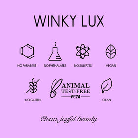 Winky Lux used as topcoat over lipstick to boost shine benefit