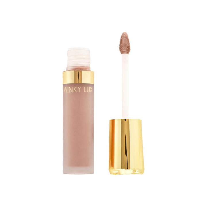 Winky Lux product front packaging showing shade and finish benefits
