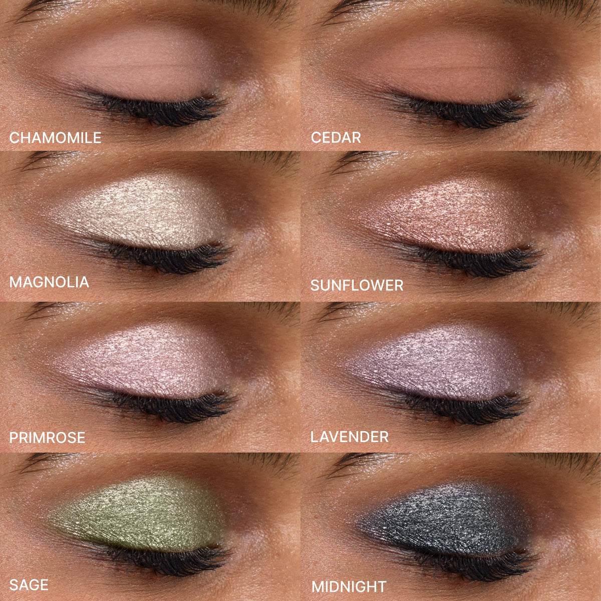 Winky Lux texture swipe showing creamy, blendable pigment and finish