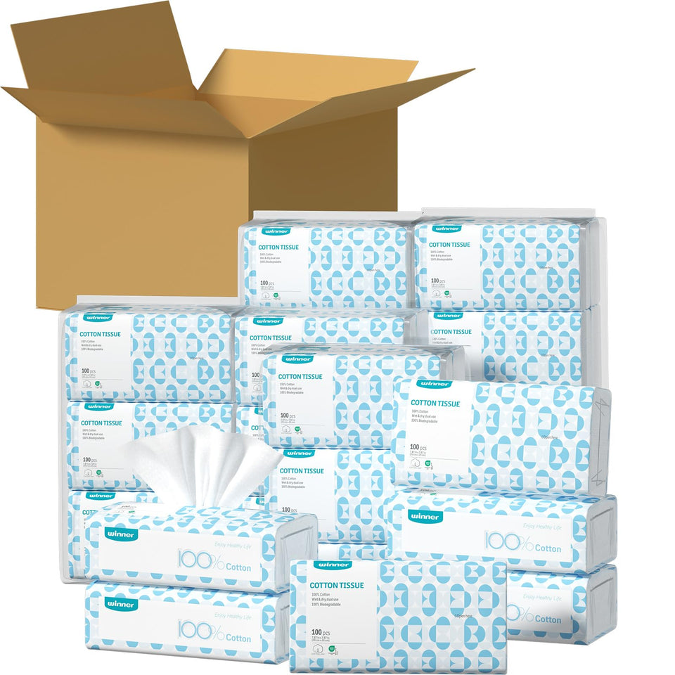 Winner front packaging showing bulk case and branding, clear supply benefit