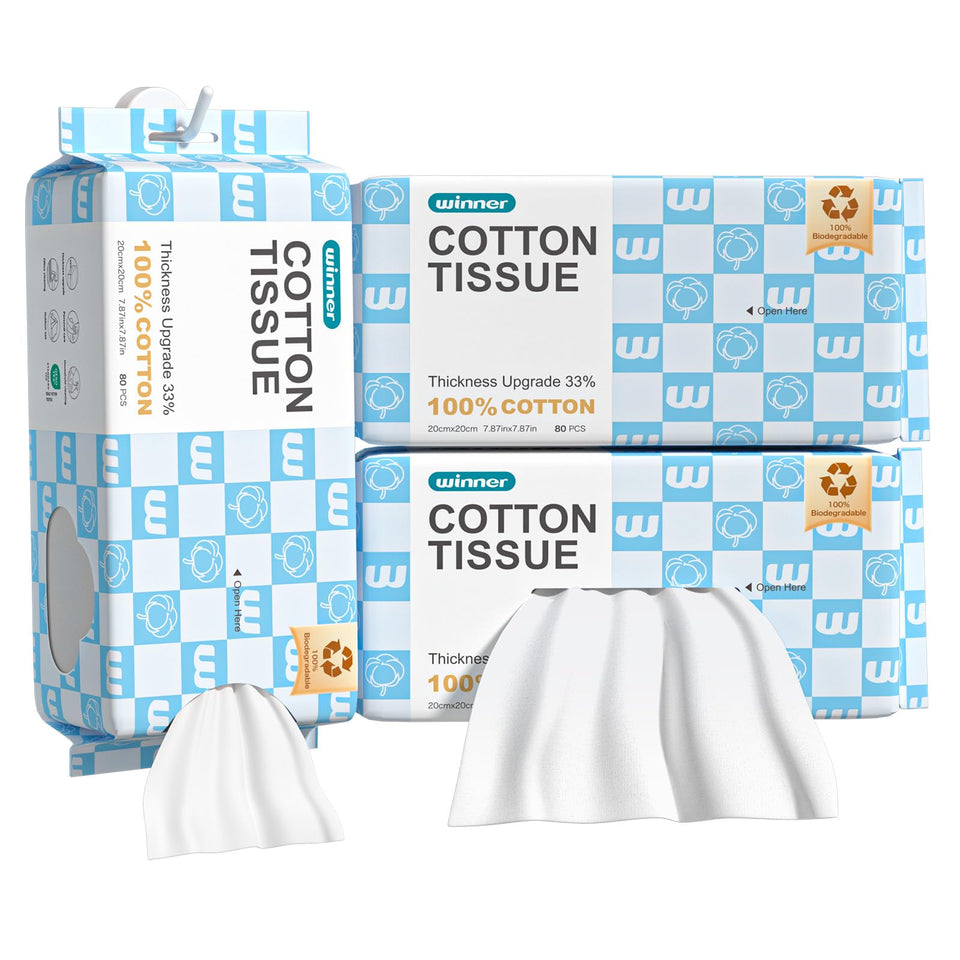 Winner front packaging showing unscented cotton and pack benefits