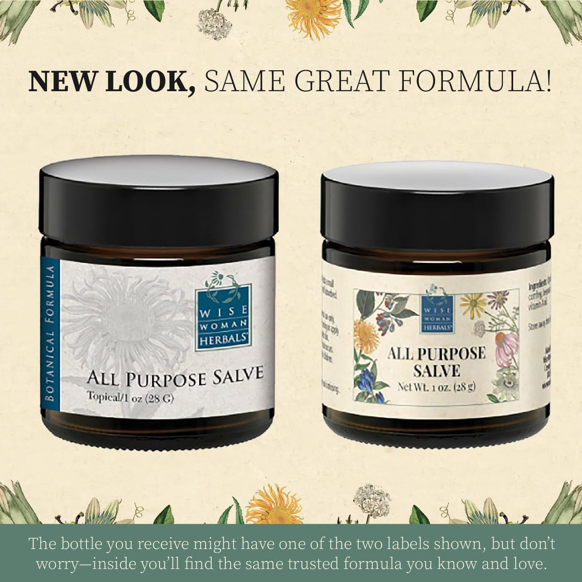 Sustainable Wise Woman Herbals packaging displayed to emphasize eco practices