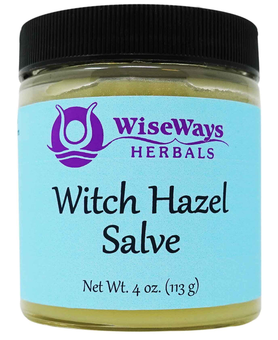 WiseWays Herbals front jar showing label and 4 oz size for easy identification and storage