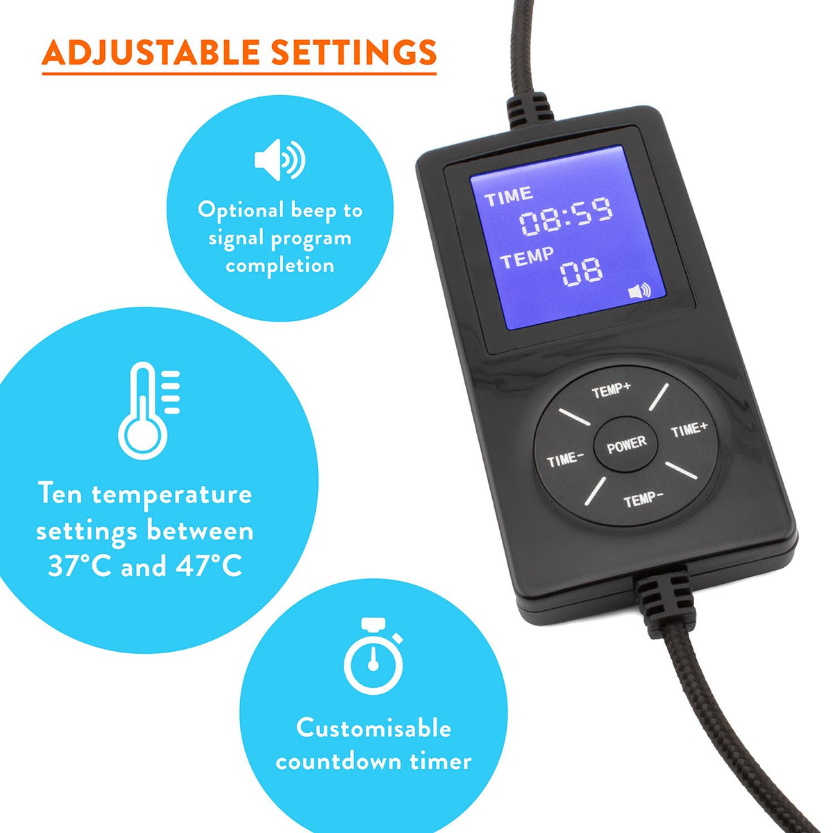 WIZARD RESEARCH USB controller and cable for portable convenience