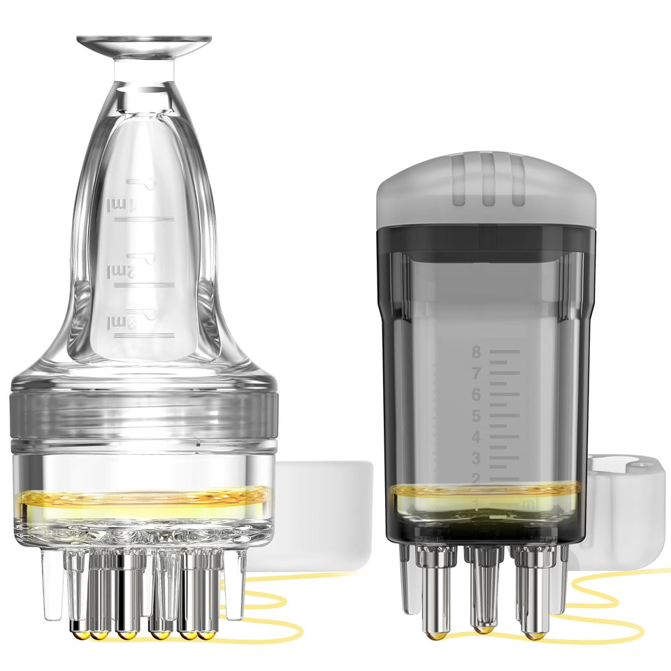 WL-YBOPRO front view of two applicator bottles showing compact design and neat dispensing