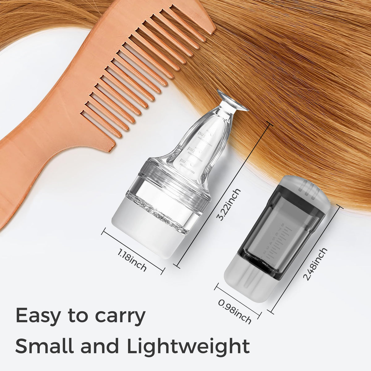 WL-YBOPRO applicators in hand showing scale and ergonomic grip for easy handling