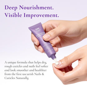 WM WONDER MOJO applying cream to cuticle for quick hydration and smoother nails