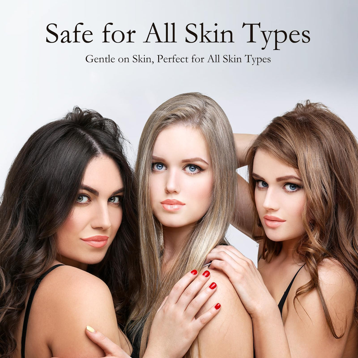 WMK lip area application demonstrating gentle formula for delicate skin regions