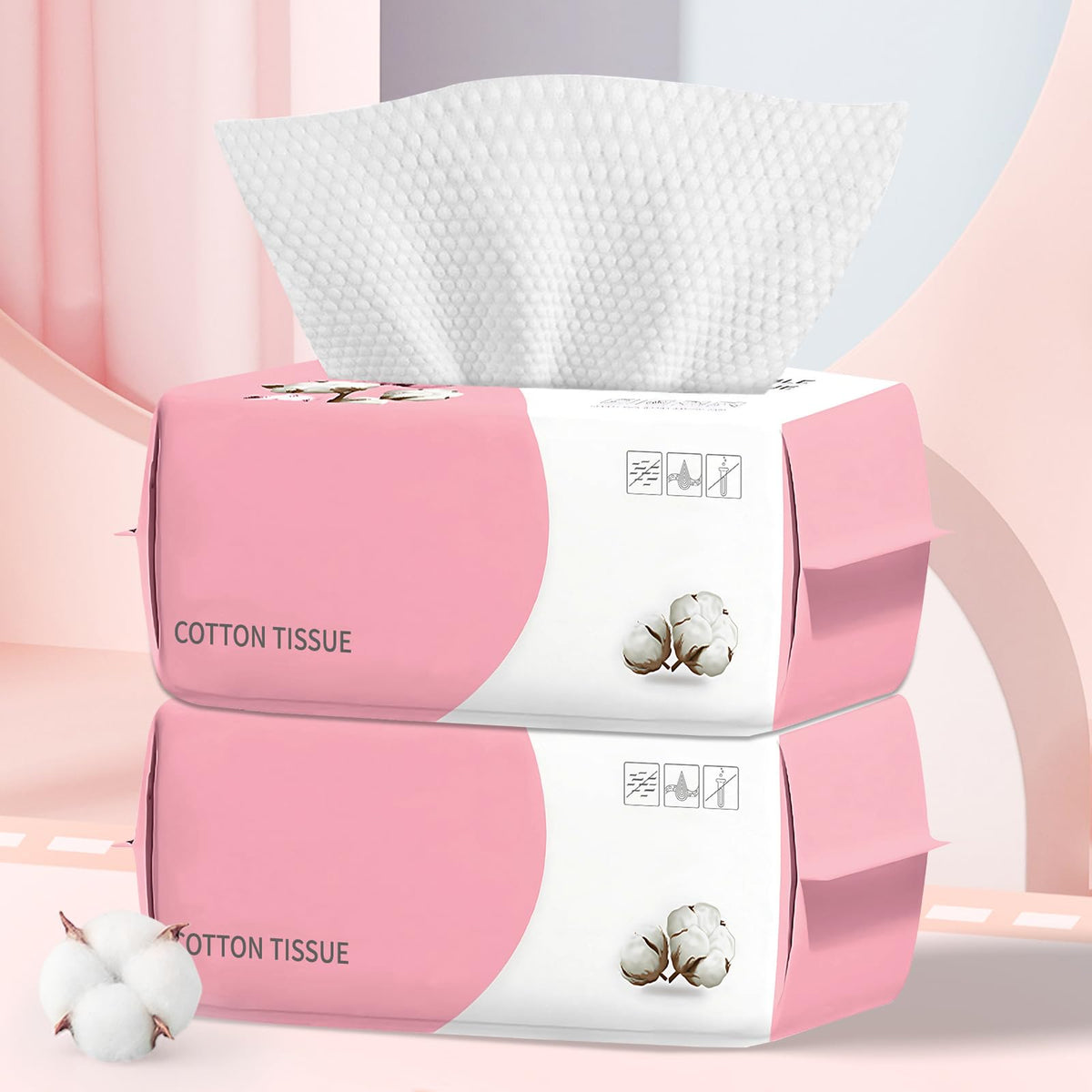 WMQL front packaging showing 100 count pop-up packs and clean design benefit