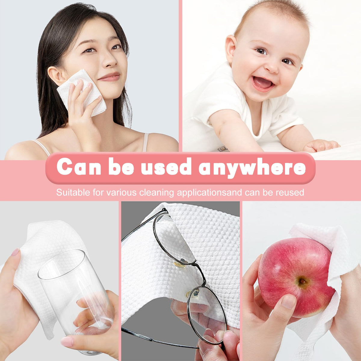 WMQL pack dispensing a single towel for hygienic easy access