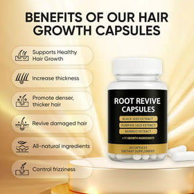 WNOHIQ lifestyle image of a Black woman holding capsule linking supplement to hair routine