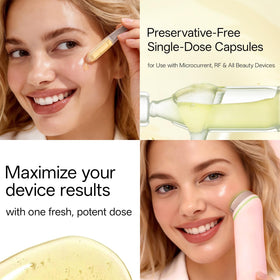 WNP ampoule in hand demonstrating size and single-dose scale for precise, mess-free use