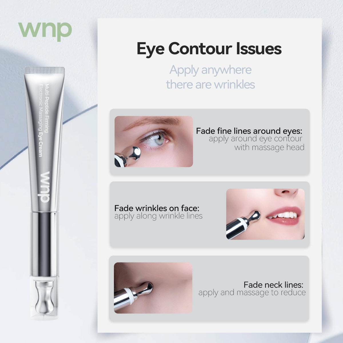 WNP coffee extract ingredient image emphasizing de-puffing benefit