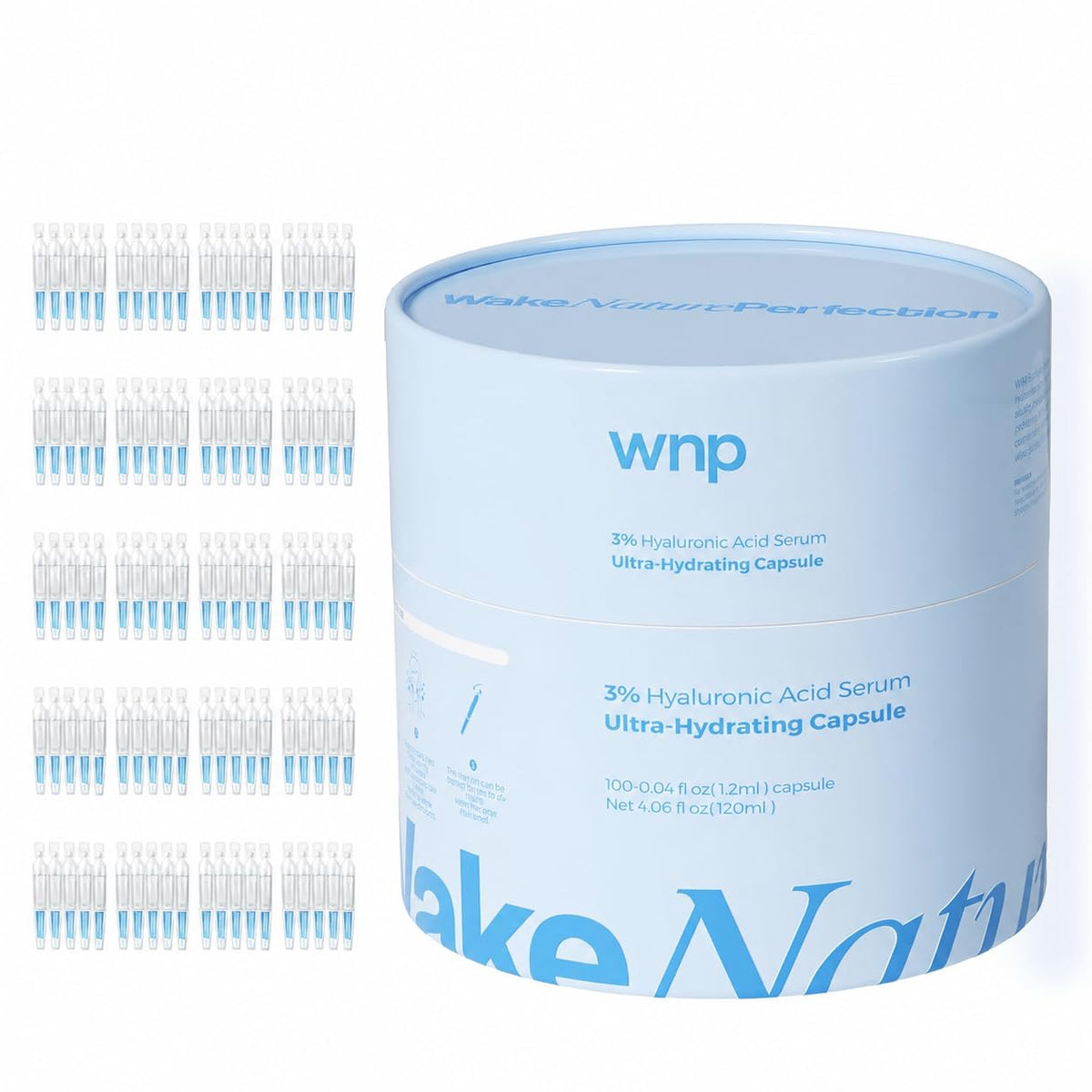 WNP front packaging showing product name and benefits, clear travel convenience