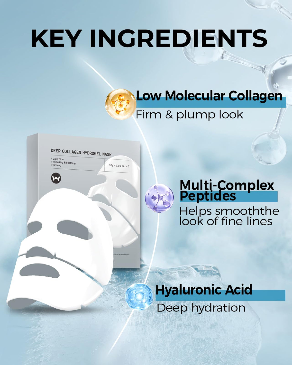 Wokatta mask in nighttime bathroom scene supporting overnight hydration benefit