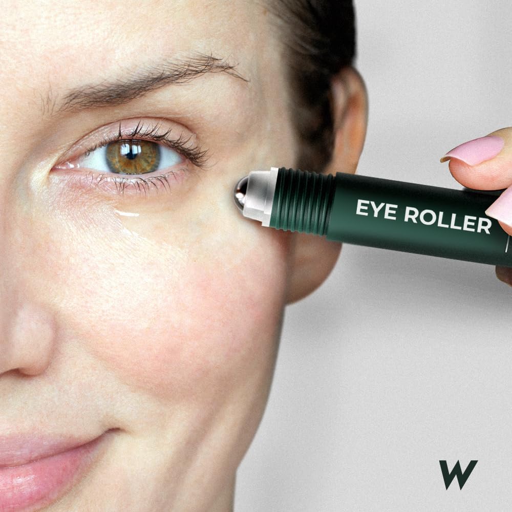 The Wolf Project before and after images showing brighter under-eye appearance benefit