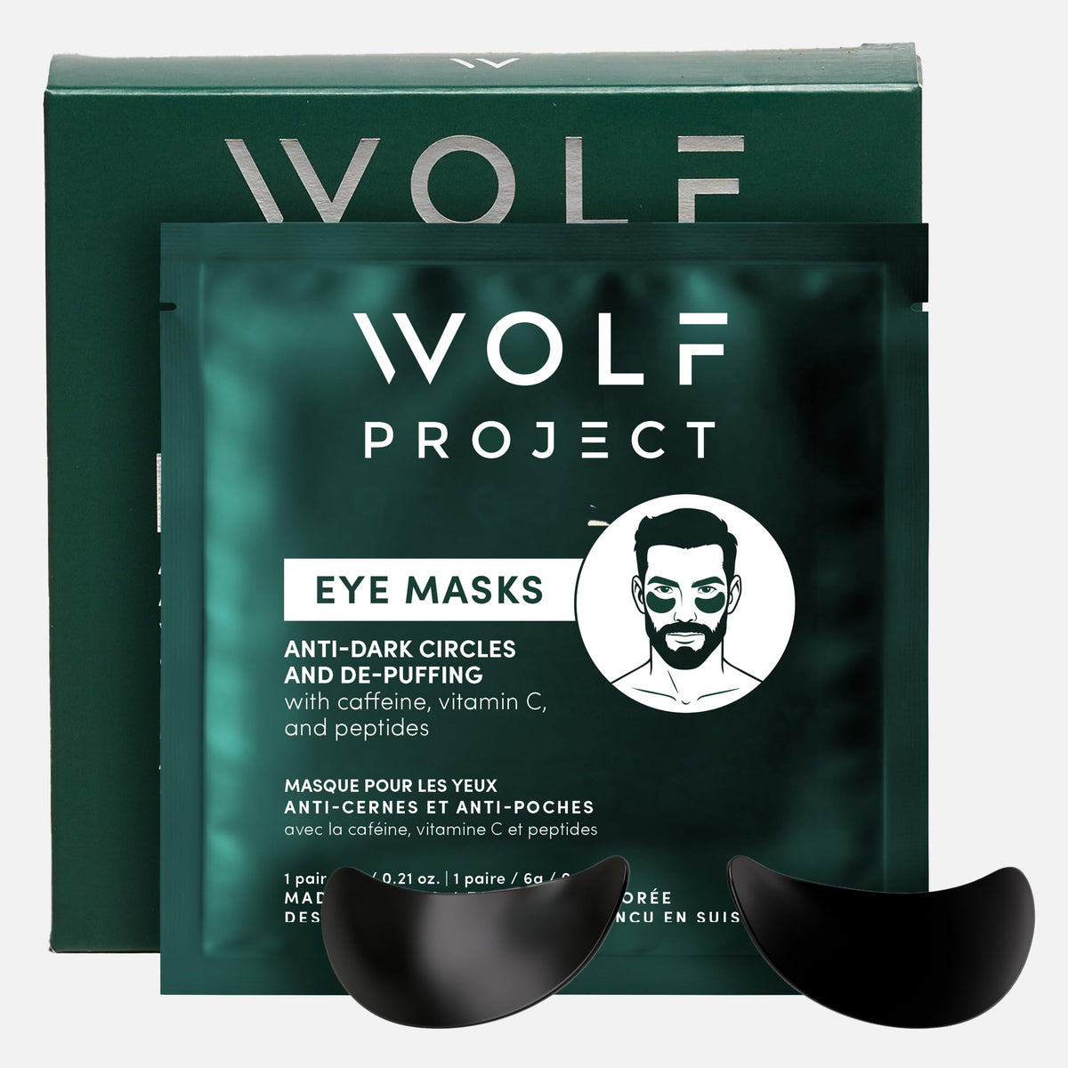 Wolf Project front packaging showing five pairs and benefits