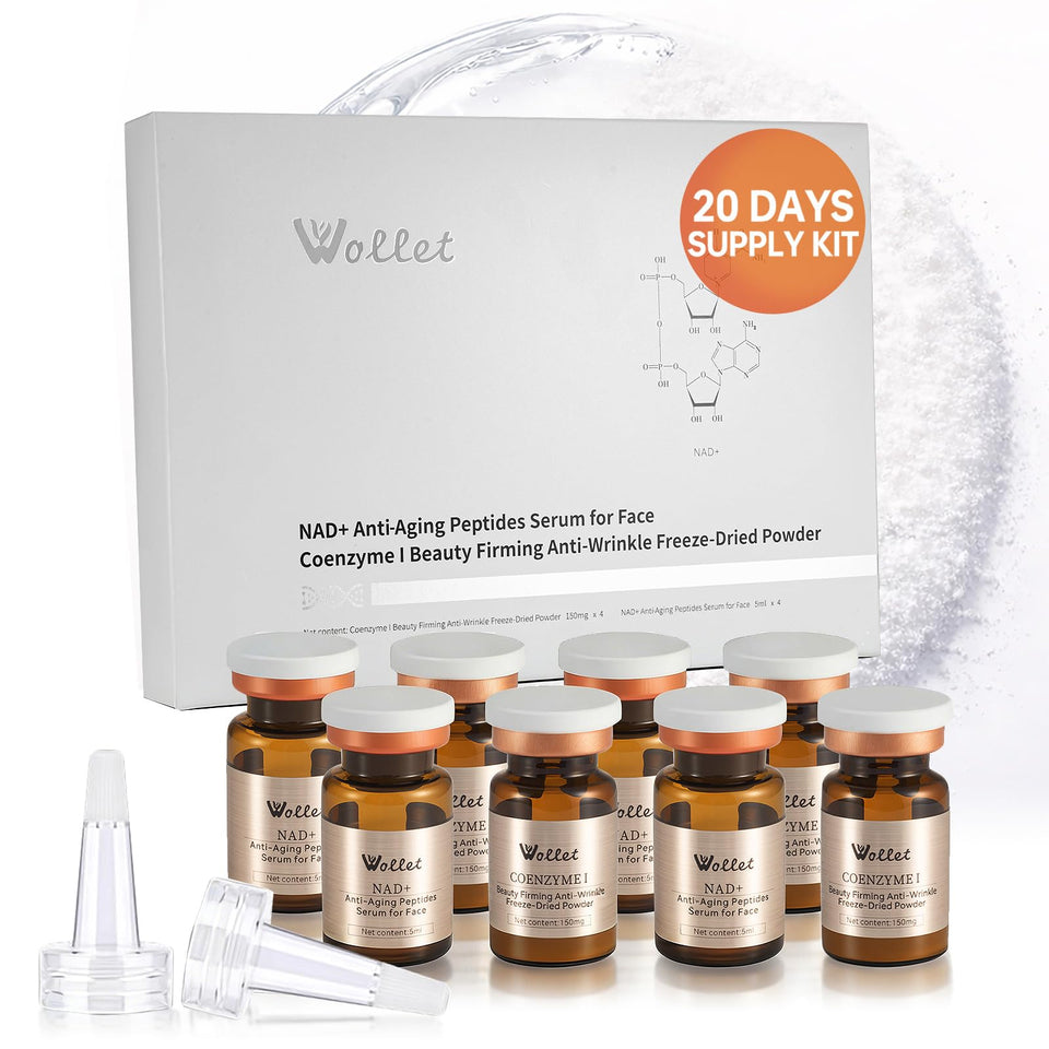 Wollet front packaging showing kit contents and benefit of fresh activation