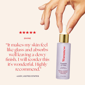 Womaness ingredients label showing clean formulation and transparency