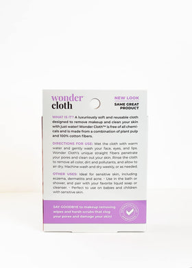 WONDER CLOTH close-up of microfiber texture highlighting gentle exfoliation