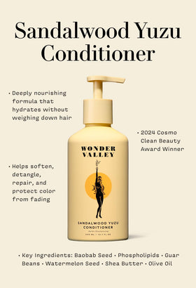 WONDER VALLEY bundle staged in bathroom conveying everyday styling ease
