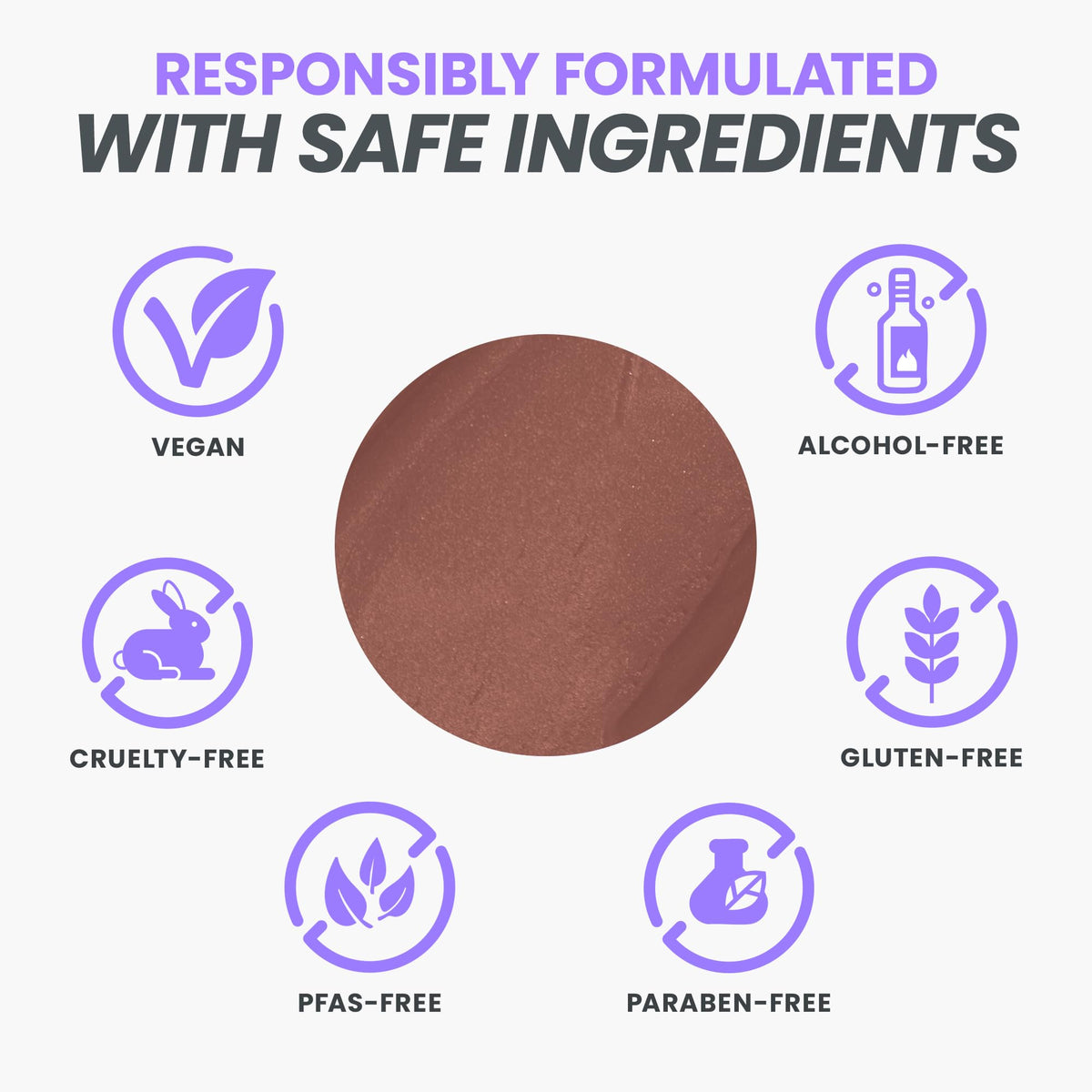Wonderskin revealed stain on lips showing long lasting brown tint