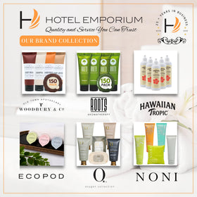 HOTEL EMPORIUM WOODBURY open case with inventory view showing organized bulk supply benefit