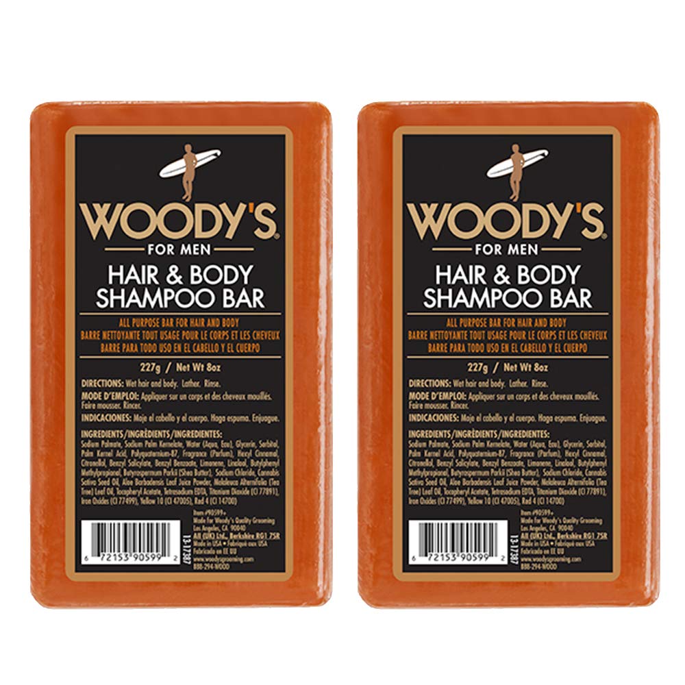 Woody's front packaging showing two bars and travel benefit