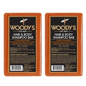 Woody's front packaging showing two bars and travel benefit