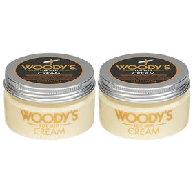 Woody's front packaging showing brand and matte clay pomade benefits