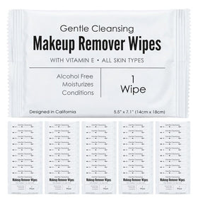 World Amenities wipes displayed in a guest room hospitality basket