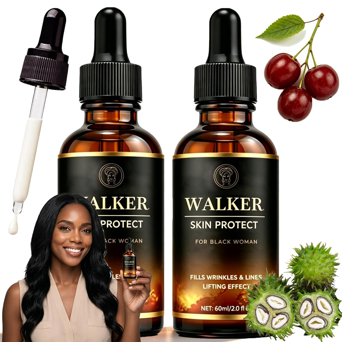 World Quick Walker front label showing product and benefits