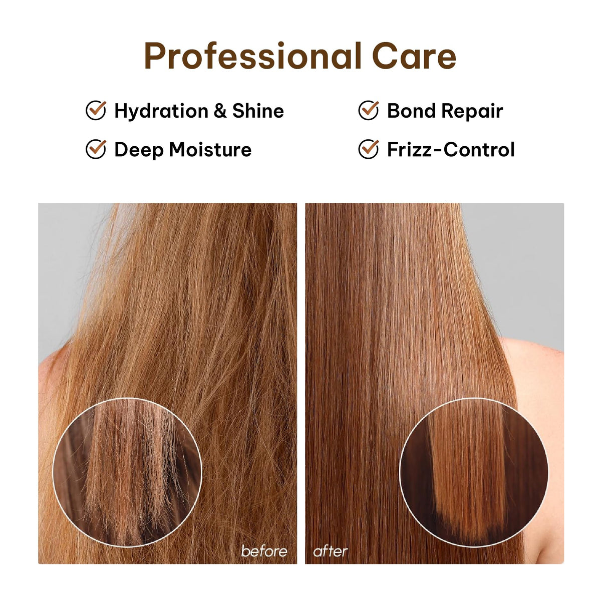 WOTION before and after ends comparison highlighting smoother, healthier look