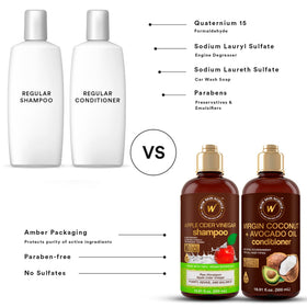 WOW Skin Science conditioner cream texture on palm for detangling benefit